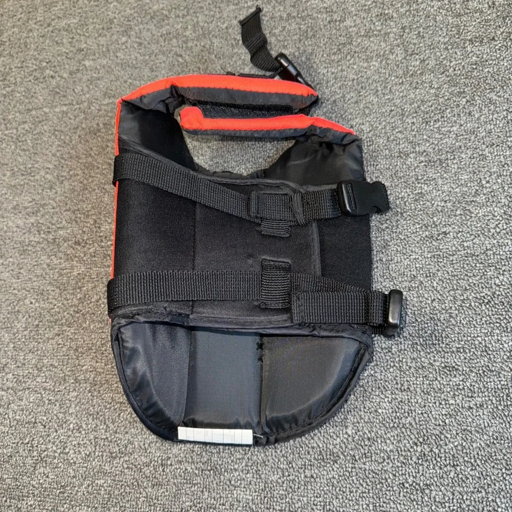 Outward Hound Dog Life Jacket Red Reflective Safety Vest Rescue Handle Sz Small